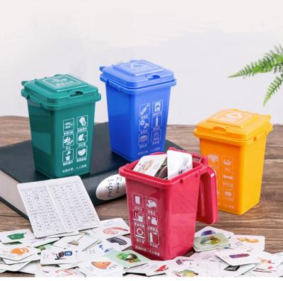 China New Viable Desktop Pen Container Small Trash Tool Desktop Bucket for sale