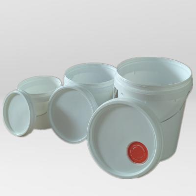 China Liquid plastic buckets/storage food grade buckets with handle and lid 1l 2.5l 2l 4l 5l 6L 10l 14L 15L 16L 18l 20l 25L 5 gallon for sale