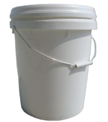 China 16L Industrial Stacking Drums Bucket Barrels Paint Industry 5L Plastic 10L 20L 25L 30L Logo Packing Solid Color Printing Silk White for sale