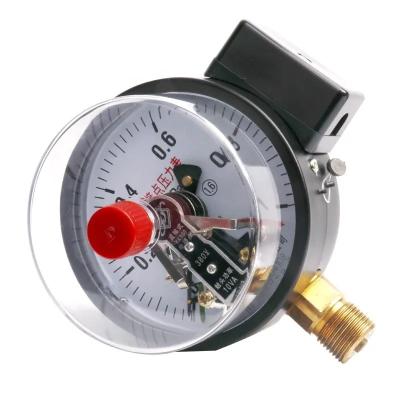 China Magnetic Aid Electric Contact Pressure Gauge 1.6mpa Pressure Controller for sale