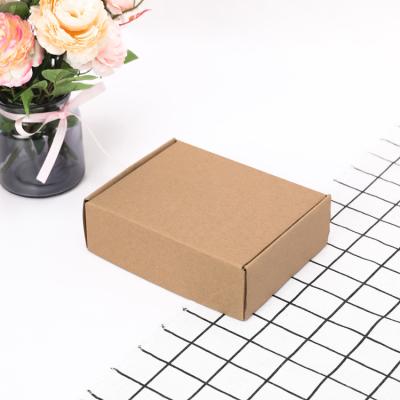 China Recyclable Eco Friendly Brown Kraft Logo Paper Packaging Corrugated Cardboard Mailing Custom Printing Box for sale