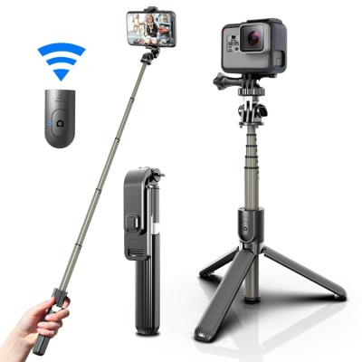 China L03 Portable Flexible Aluminum Tripod Smart Shooting Selfie Wireless Remote Control Stick for sale