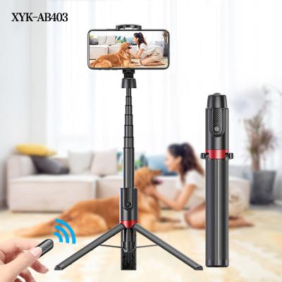 China New Portable Flexible Multifunctional Aluminum Alloy Horizontal And Vertical Live Stick Camera Tripod Support Mobile Phone Selfie Stick for sale