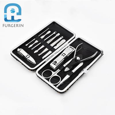 China Rechargeable 11 Piece In One Pack Finger Toe Nail Clippers Grooming Pedicure Kit For Men Women for sale