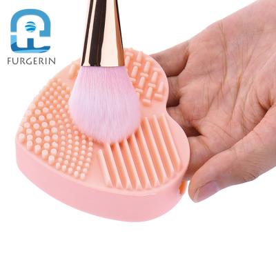 China Angular Blush New Makeup Applicator Brush Cleaner Silicone Cosmetic Makeup Brush Cleaner For Brushes for sale