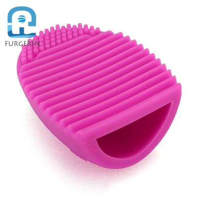 China Angular Blush Wholesale Silicon Cosmetic Tool Make Up Brushes Egg Shape Wash Cleaner And Drier for sale