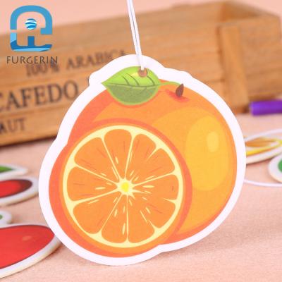 China Car Air Freshener Beautiful Custom Design Various Scents Auto Air Freshener Paper Hanging Car For Gift for sale