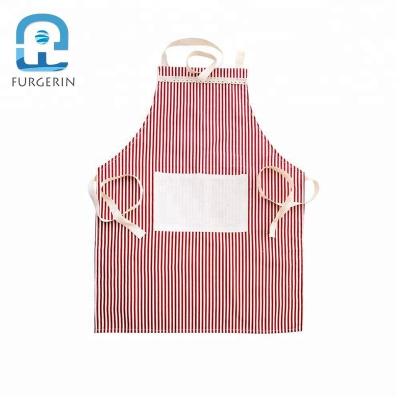 China Polyester fiber wholesale fashion design kitchen bibs simple cotton aprons for men and women for sale