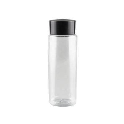 China BEAUTY PACKAGING 100ml Plastic Bottle Empty Essence Bottle With Black Screw Cap for sale