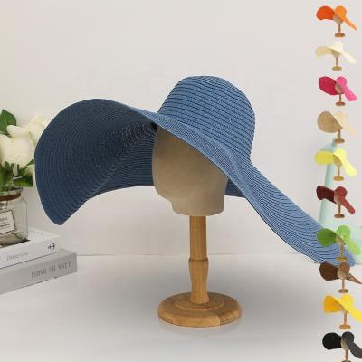 China Free Sample Picture Designer High Quality Pirate Women Straw Summer Paper Foppy Hats Youth Wide Oversize UV ​​Round Brim Pattern for sale