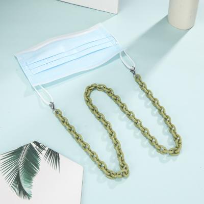 China Fashion Acrylic Lanyard Holder Hanger Face Shielded Strap Face Masking Rest Chain YE171 2020 New Glass for sale