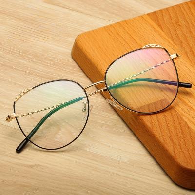 China Activites Women Optical Glass Frame Outdoor Glasses Frame Women Optical Silver Color Oversized Glasses Frames Optical for sale