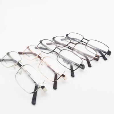 China Other Colorful Eyeglasses Frames New Small Square Metal Unisex Protector for sale