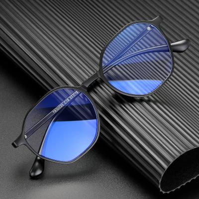 China 2021 Light Blue Tr90 Eyewear Frame Vogue Men's Optical Frame TR90 Optical Frame Blue Anti New Glasses Eyewear for sale