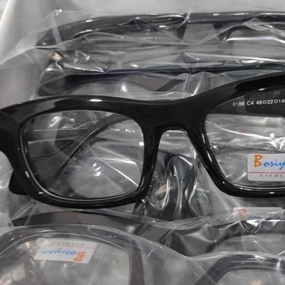 China Computer Desk Black Acetate Optical Frame Anti Blue Glass Glass Frame Optical Glasses for sale