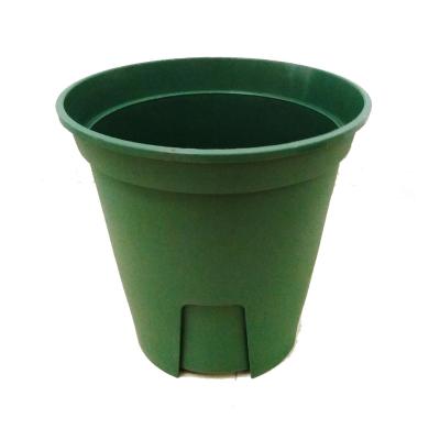 China CLASSIC 1 2 3 4 5 Gallon Premium Japan Nursery Plant Green Round Plastic Container Planter Pots For Plant Grow for sale