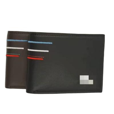 China Wholesale Price New Small Size Fashion Genuine Leather Men's Wallet Stylish Design for sale