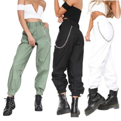 China Anti-Wrinkle Spring Fashion Woman Camouflage Pants Cargo High Waist Pants Loose Pants Joggers Women Camouflage Sweatpants for sale