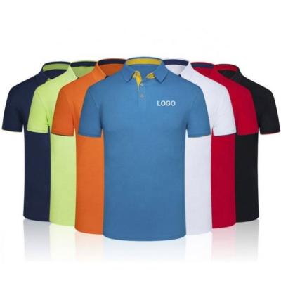 China Hot Sale QUICK DRY Customize Polo Shirt Mens Polyester Golf T-shirt Design Logo Short Sleeve Polo Shirts For Men Printed for sale