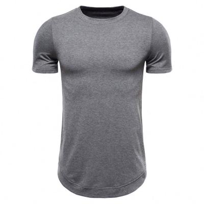 China Wholesale High Quality Men's Tee Anti-Wrinkle Long Sleeve T-shirt Fashion Organic Custom Round Neck Man T Shirt For Men 2021 for sale