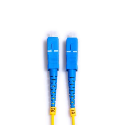 China High Quality Indoor FTTH FTTB Fiber Patch Cord Drop Cable FTTC SC/UPC-SC/UPC Two-Core for sale