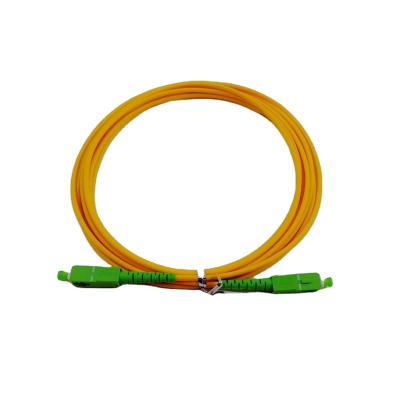 China FTTH FTTB FTTC SC/APC-SC/APC LSZH Fiber Optic Patch Cord FTTH FTTB FTTC SC/APC-SC/APC LSZH High Quality Indoor Yellow Patch Cord Fiber Optic Patch Cord for sale