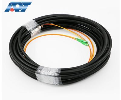 China Waterproof Outdoor FTTH Network 4 FTTH FTTB FTTX 6 Core Fiber Optic Cable Single Mode Braid Patch Cord for sale