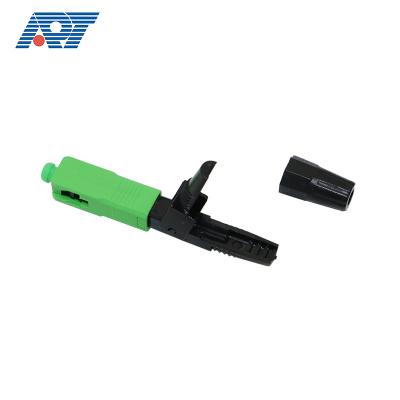 China FTTH FTTB FTTX Network FTTH SC/APC Fast Drop Fast Quick Drop Cable Connector 2.0*3.0mm ESC250D Fusion Clip Connector Field Installable for sale