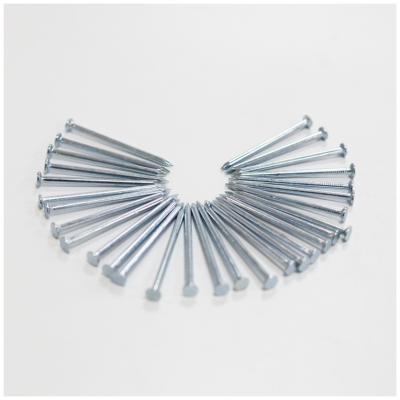 China Wholesale Factory Price Checkered Galvanized Steel Wire Iron Joint Polished Nail for sale