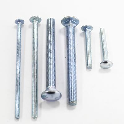 China Machinery Extra Large Stainless Head Bolts Carbon Steel Square Neck Long Carriage Bolt for sale