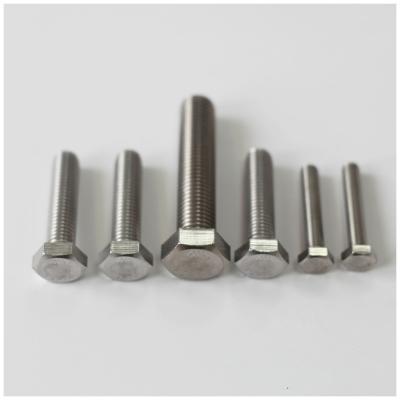 China High Tensile Stainless Steel Fastener DIN933/931 Steel Hex Head Bolt OEM/ODM for sale