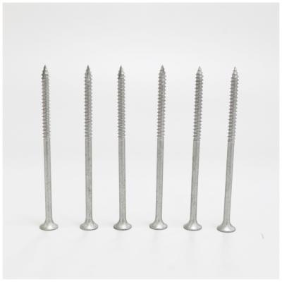 China Flat High Quality 4x20 White Chipboard Screws Galvanized Chipboard Screws Furniture Fitting for sale