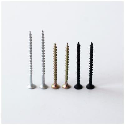 China China Steel Products/Suppliers. Black Fine Thread Carbon Steel Hardened Bugle Head Flat Head Phosphate Head Screw Drywall Flat Screw for sale