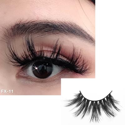 China Natural Soft Eyelashes Real Fur100% Real Mink Strip 3D Mink Lashes Wholesale 3d Mink Vendo for sale