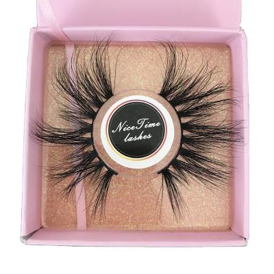 China 3D Durable Mink Lashes Wholesale Custom Box Own Logo Brand Mink Eyelashes, Lashes Seller for sale