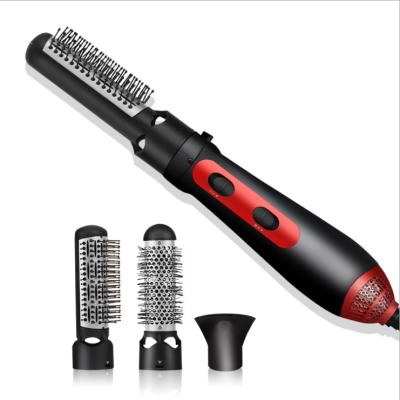 China Lightweight Bendable 3 in 1 Ionic Hot Blow Airbrush with 2 Styling Attachments, Hair Curler, Straightener Hair Dryer Brush for sale