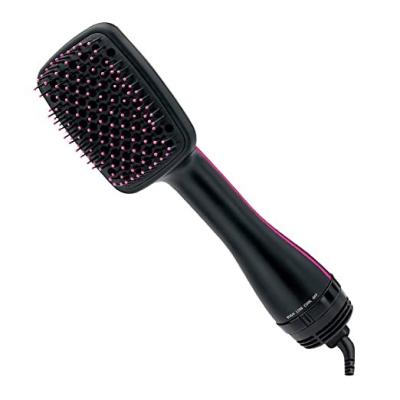 China 360 Electric Hot Air Brush Private Label Hair Brush Swivel Stage Hair Dryer Fast Straightener Brush Hot Airbrush for sale