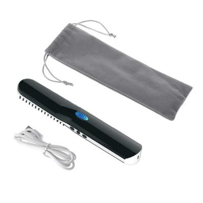 China Household Ceramic Quick Heating USB Rechargeable Cordless Anti Scald Hair Beard Styler Straightener Brush for sale