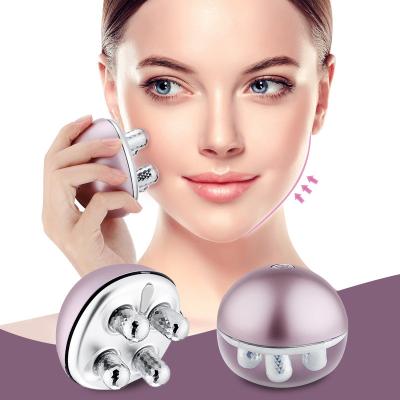 China Anti-puffiness Microcurrent Facial Skin Tightening EMS Skin Care Beauty Device Wrinkle Remover Microcurrent Facial Lifting Massage for sale