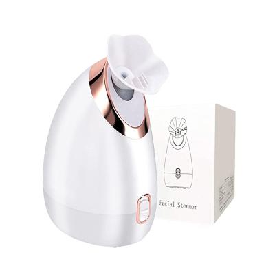 China Professional Hot Steamer Nano Mist Skin Care SPA Skin Care Humidifier Electric Facial Steamer Moisturizing Cream Face Deep Cleansing Steamer For Home for sale