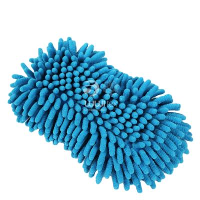 China Washing/Cleaning for Chenille Premium Chenille Sponge Car Wash Microfiber Sponge Cleaning Cloth Cleaning Car Wash for sale