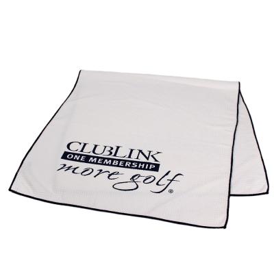 China Waffle Weave Golf QUICK DRY Towel With Color Printing Single Color Waffle Microfiber Towel for sale