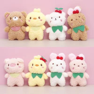 China Soft Machine Toy Mini Push Toys Stuffed Animals Decoration Claw For Crane Machines Key Chains Teddy Bear Small for sale