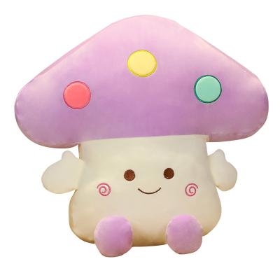 China Home Decoration Kawaii Plushie Pillow Mushroom Soft Plush Vegetable Stuffed Toys for sale