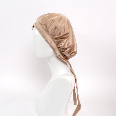 China Verified Wholesale 19mm Real Sleeping Pure Silk Hair Hood Pure Silk Hair Hood for sale