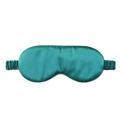 China Adjustable 100% Pure Silk Mask 19mm 22mm Silk Sleeping Anti-Wrinkle Logo Satin Silk Travel Eye Mask for sale