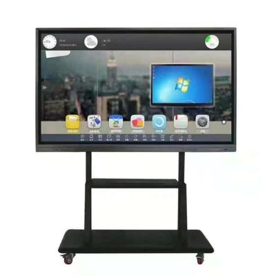 China 65 inch touch screen monitor screen interactive whiteboard computer with school teaching application 1428*803 for sale