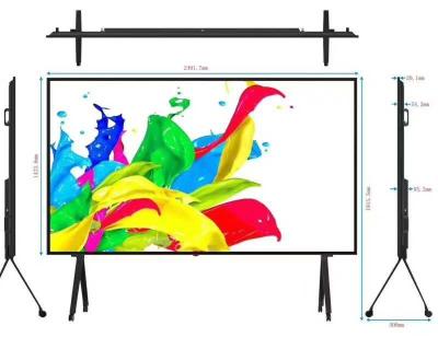 China China Hotel TV 110inch TV China Factory 4K UHD Ultr- A Slim Led Smart TV Display TV Large Size WALL for sale