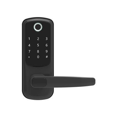 China App Fingerprint Entry Door Lock Alexa Smart Life Safety Metal Wireless Remote Control Tuya Finger Stainless Steel Door Locks (Tuya/Smart Life/TTLock) for Kids for sale