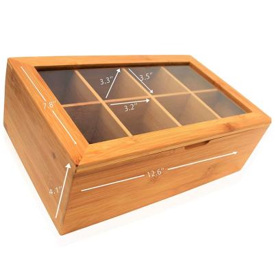 China Bamboo Organizer For Tea Bag Living Room Office Organizer Kitchen Desk Drawer Office Desk for sale